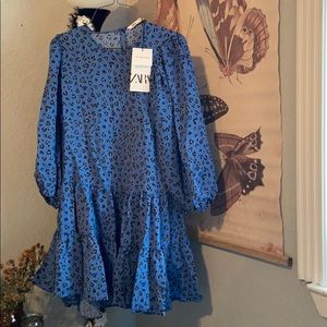 NEW ZARA The Helene Dress M